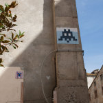 Streetart by Invader in Bastia